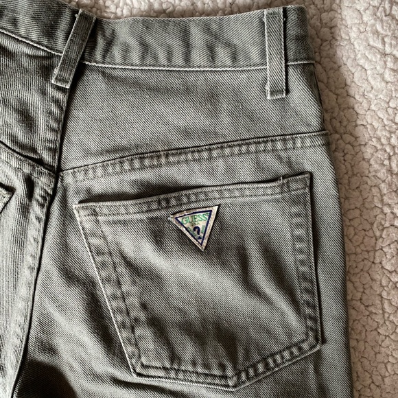 Vintage Guess Jeans Green/Gray Women’s sz 29 - Picture 6 of 14
